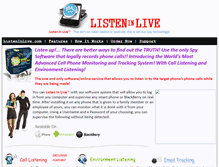 Tablet Screenshot of listeninlive.com